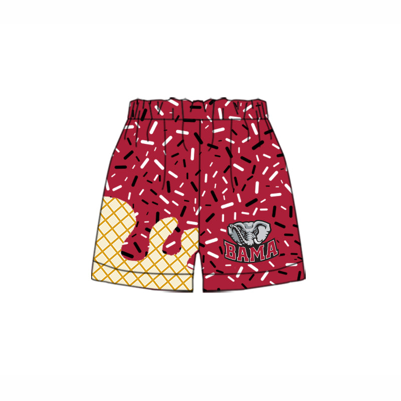 Preorder 5 MOQ,Baby Boys Alabama Elephants Team Shorts