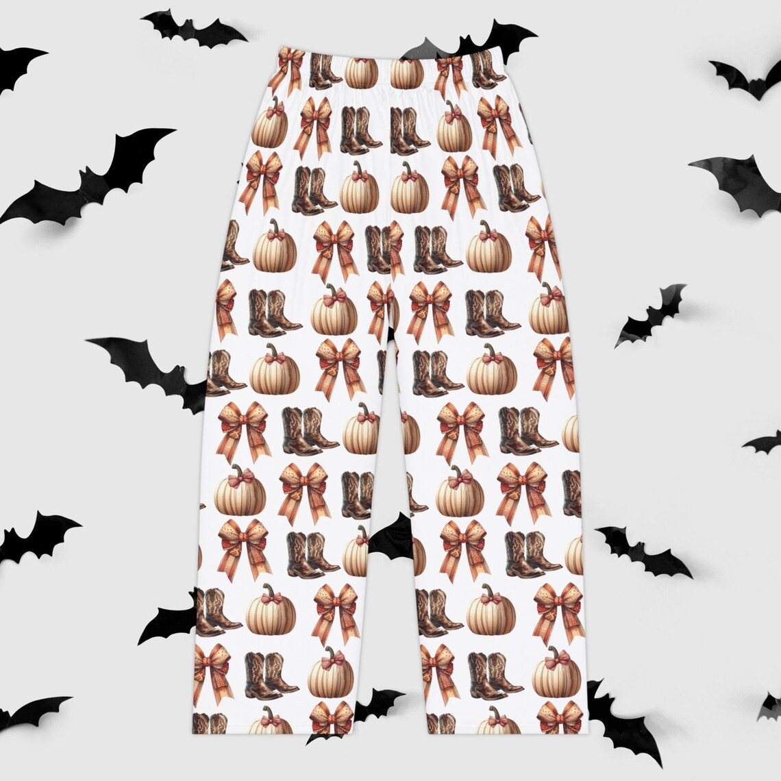 Adult Women Western Halloween Pumpkin Pants Pre-order 3 MOQ