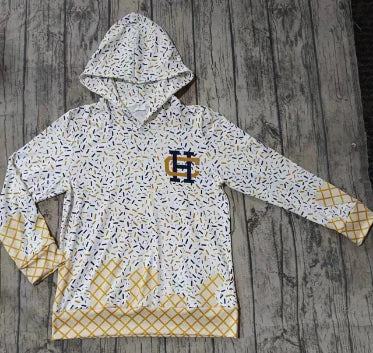 Preorder 5 MOQ Adult Men Long Sleeves CH Team Hoodies Top