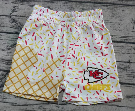 Baby Boys Red Team KC Shorts Bottoms 5 MOQ Preorder