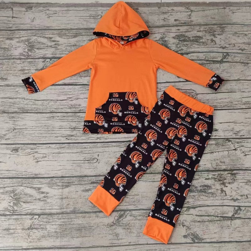 Kids Boys Football Team Hoodie Top pants Set Preorder 3 MOQ