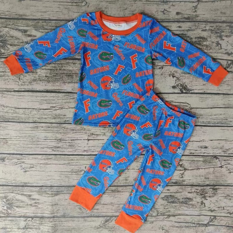 Kids Boys Football Team Florida Pajama Set Preorder 3 MOQ