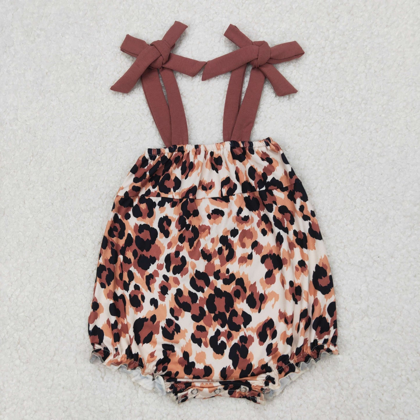 SR2913 Baby Girls leoaprd Bubble Romper Preorder