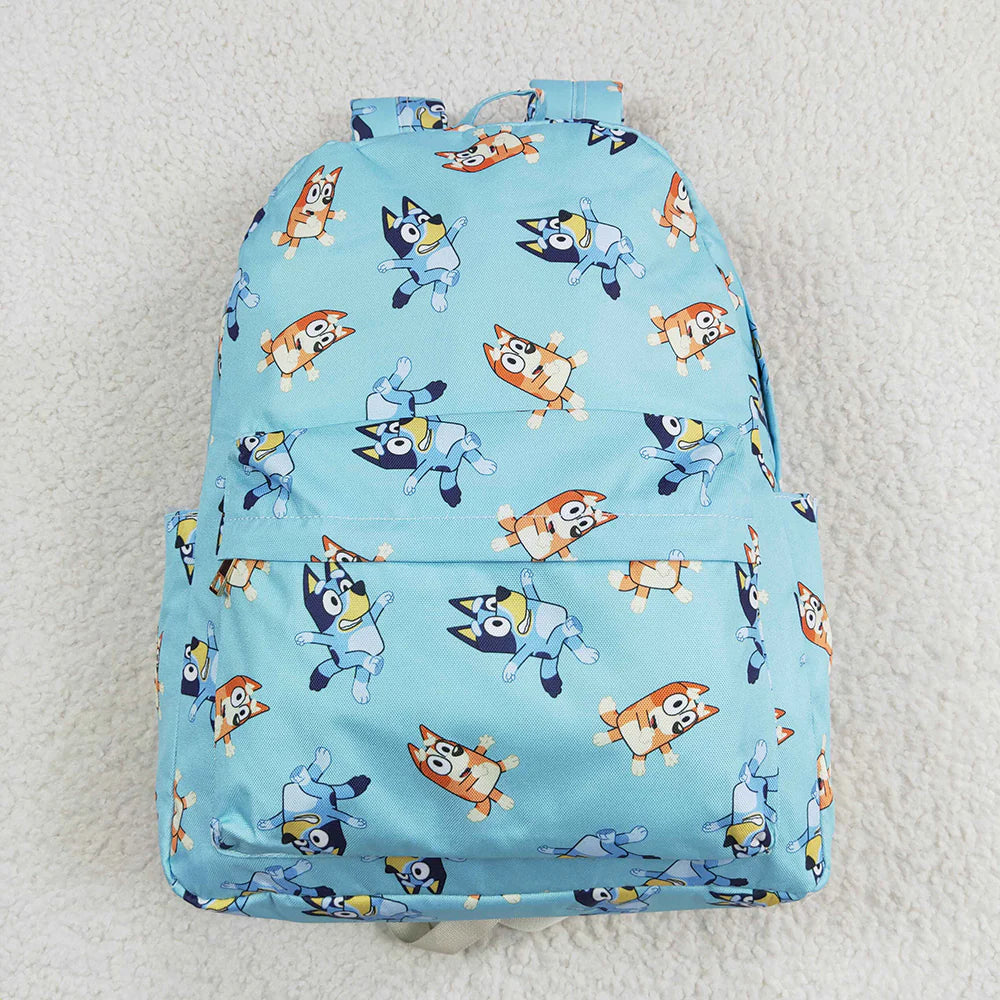 USA Shop Baby Kids Children Blue Cartoon Dog Backpack Bags