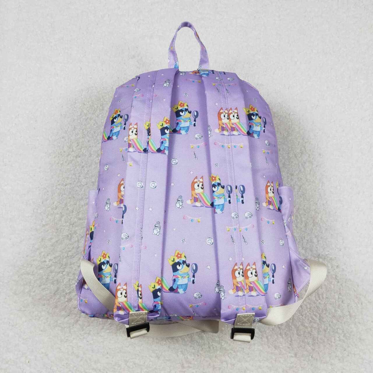 BA0058 Kids Girls Cartoon Dog Purple Bag