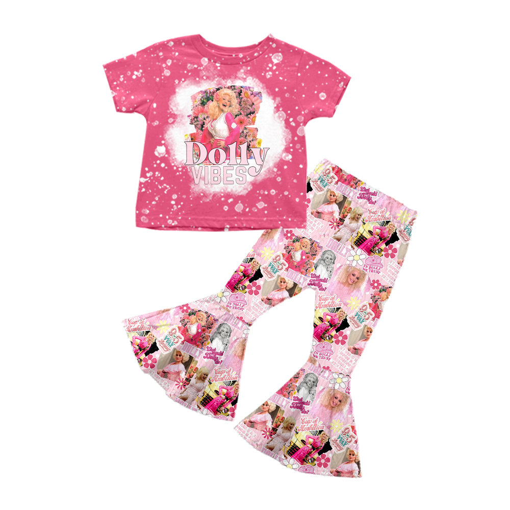 Baby Girls Singer Bell Bottom Pants set Preorder 3 MOQ )