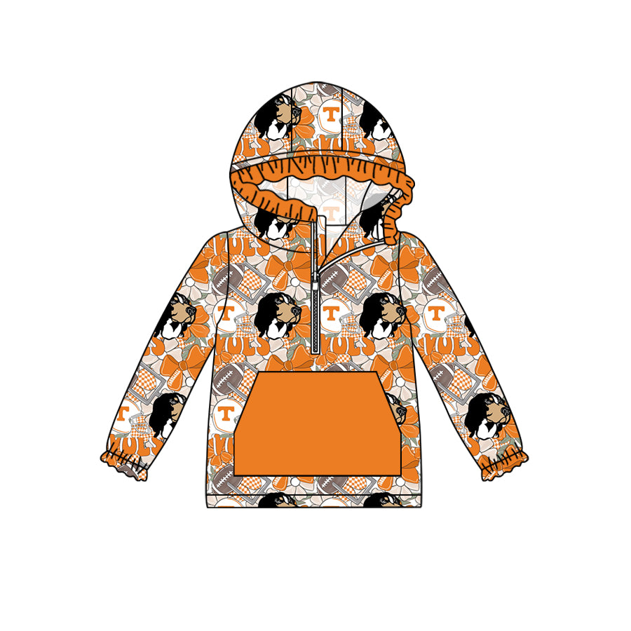 Baby Girls Sport Team Vols Hoodie Top Preorder 3 MOQ