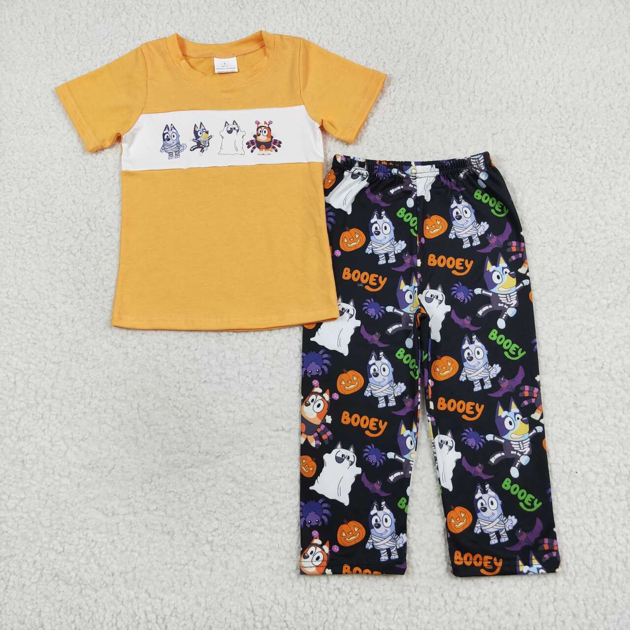 BSPO0406 Baby Boys halloween Cartoon Dog Pants Set