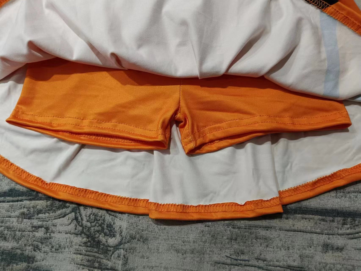 Baby Girls Sport Team Orange Skirt Set 5 MOQ Preorder
