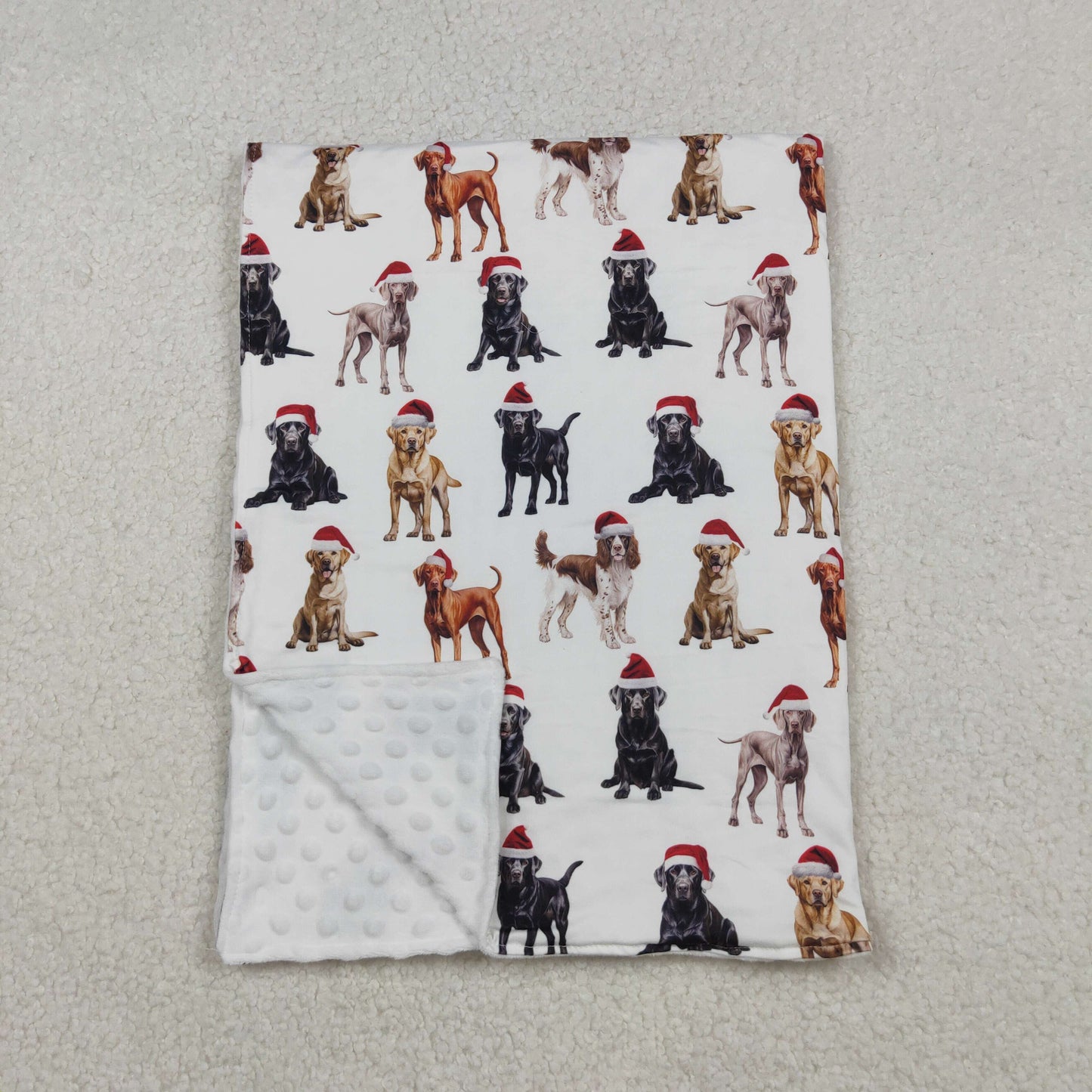 BL0176 Baby Christmas Dog Comfortable Blanket