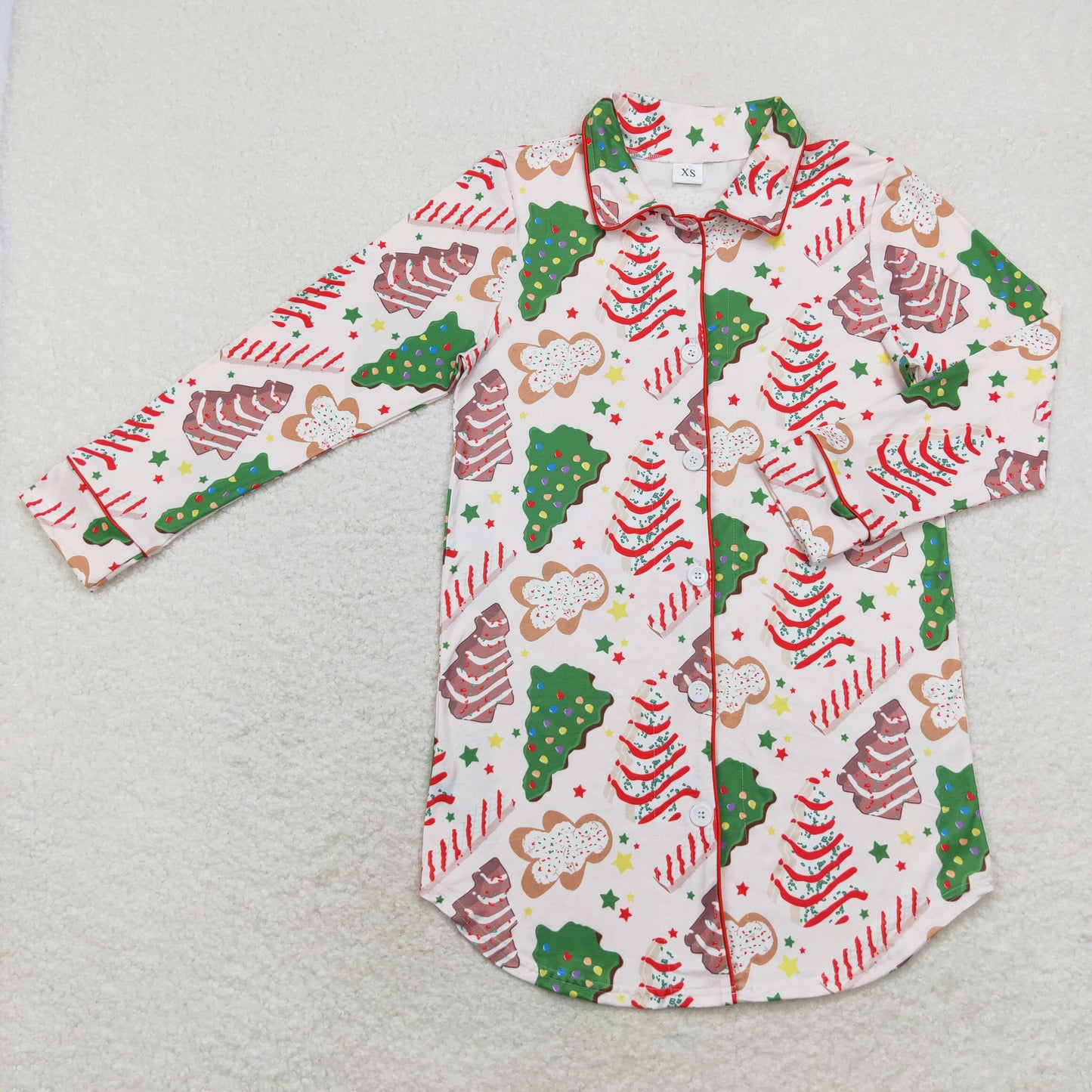 Adult Mama Christmas Cake Pajama