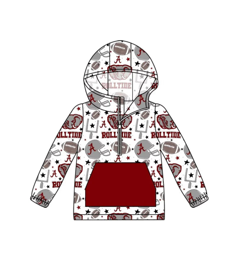 Baby Boys Sport Team ROLLTIDE Hoodie Top Preorder 3 MOQ