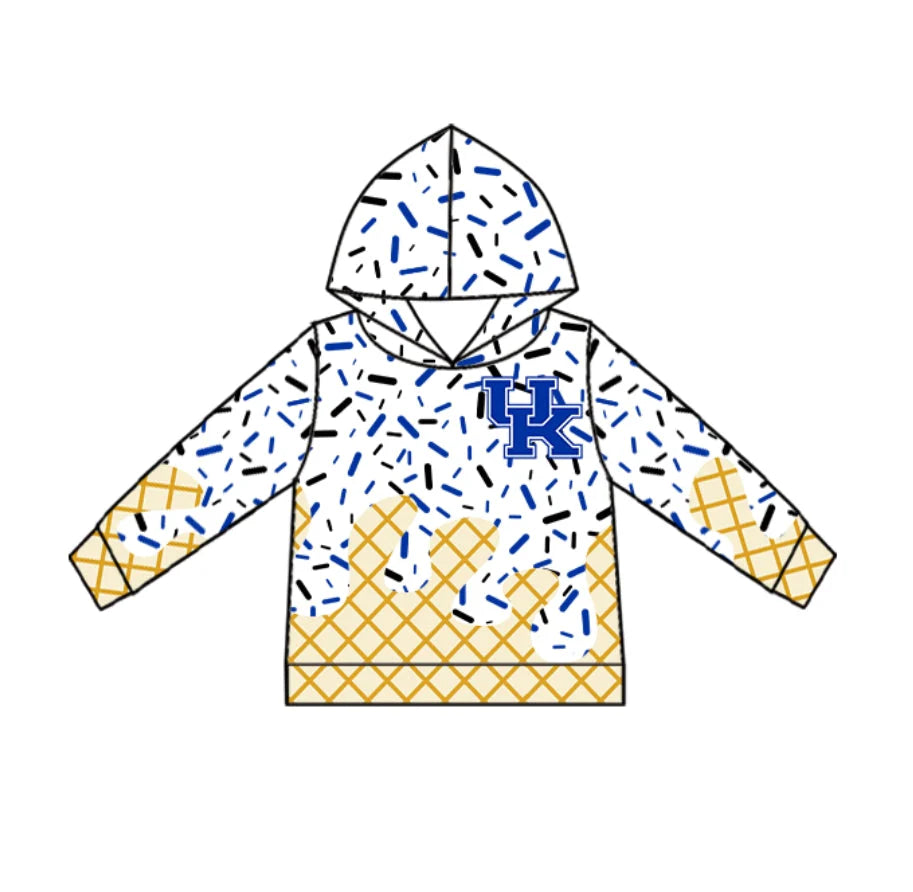 Baby Boys Ice Cream Drip UK Team Hoddie Pullover Top 5 MOQ Preorder