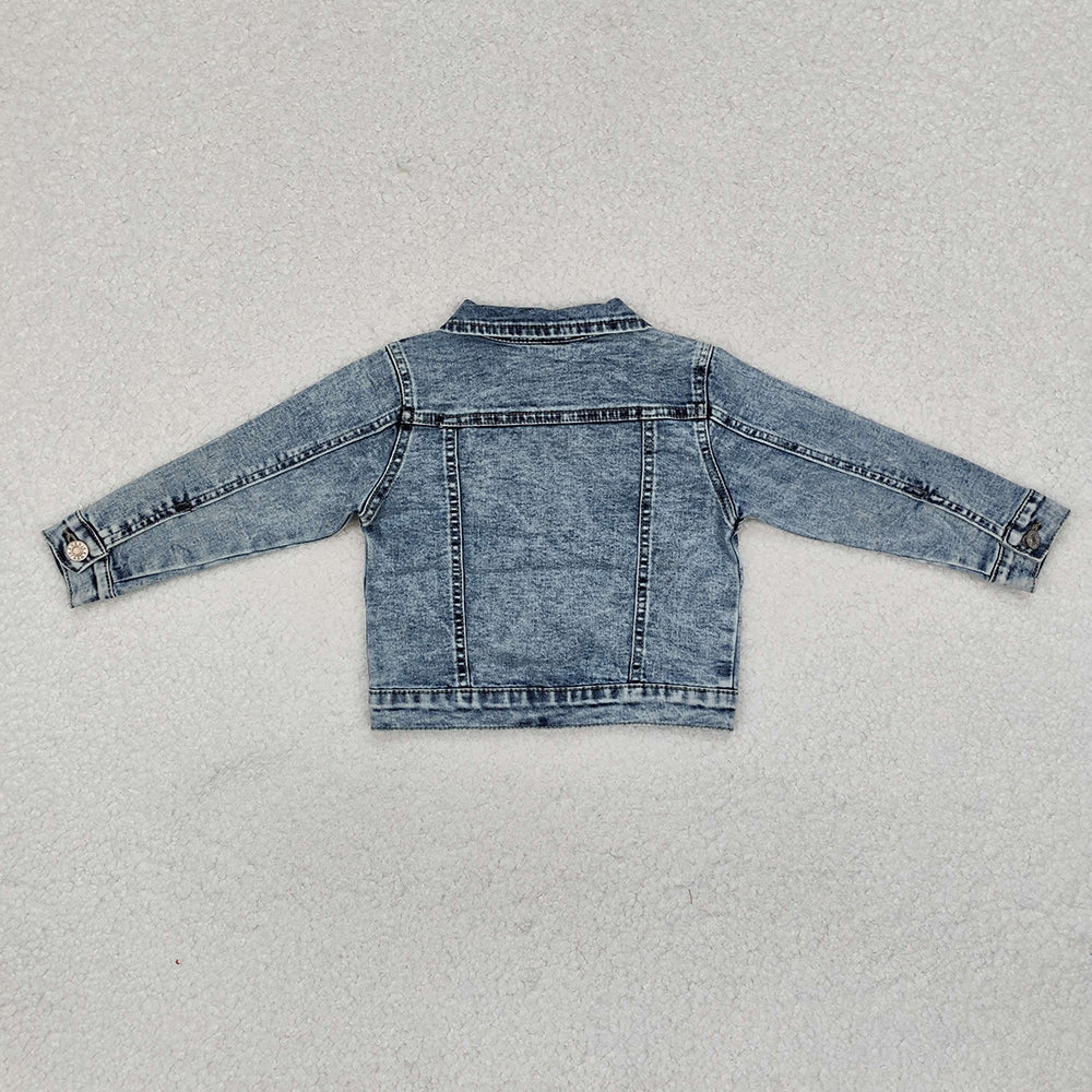 Baby Girls Light Blue Denim Jackets