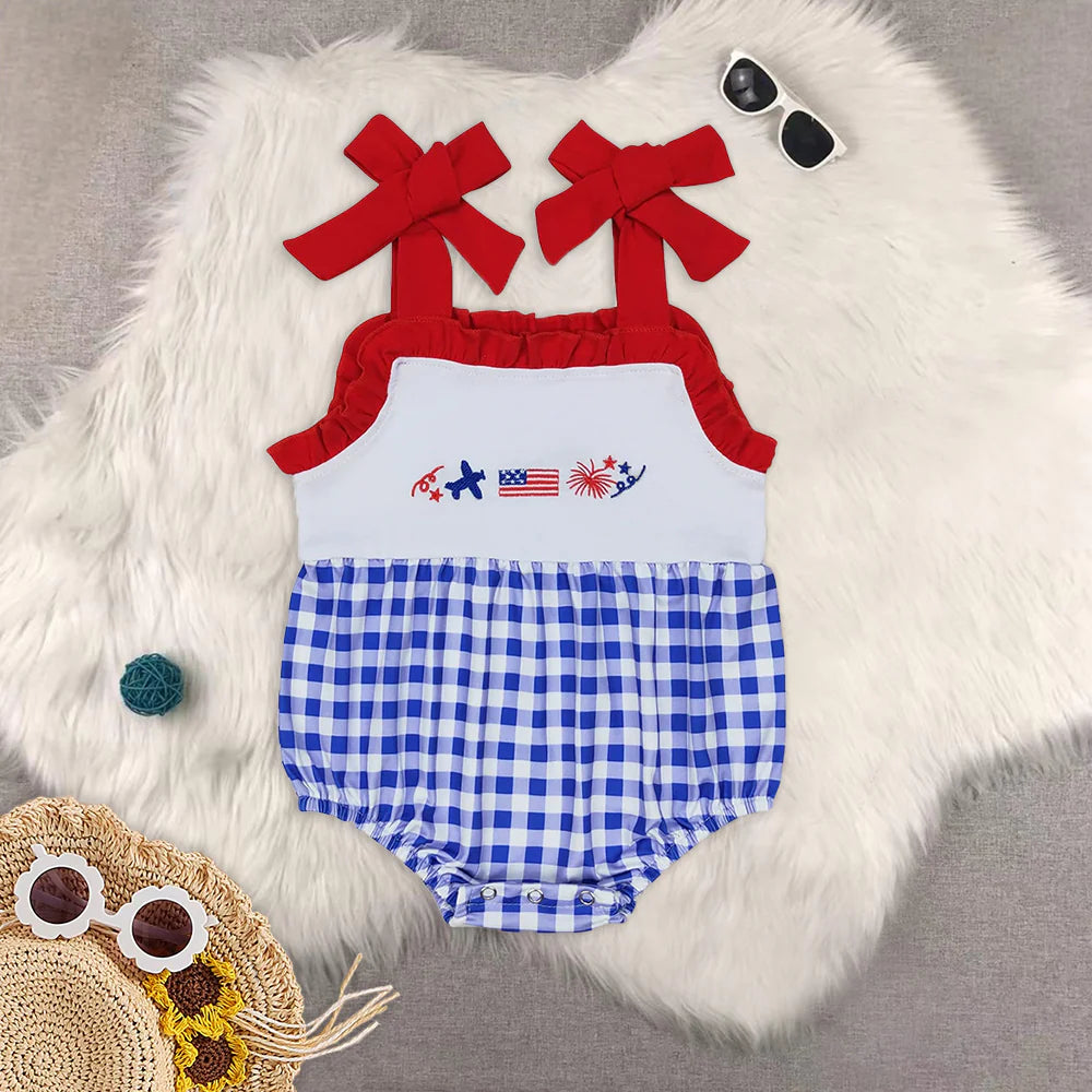 Baby Girls 4th Of July Flag Fireworks Sibling Boys Clothes