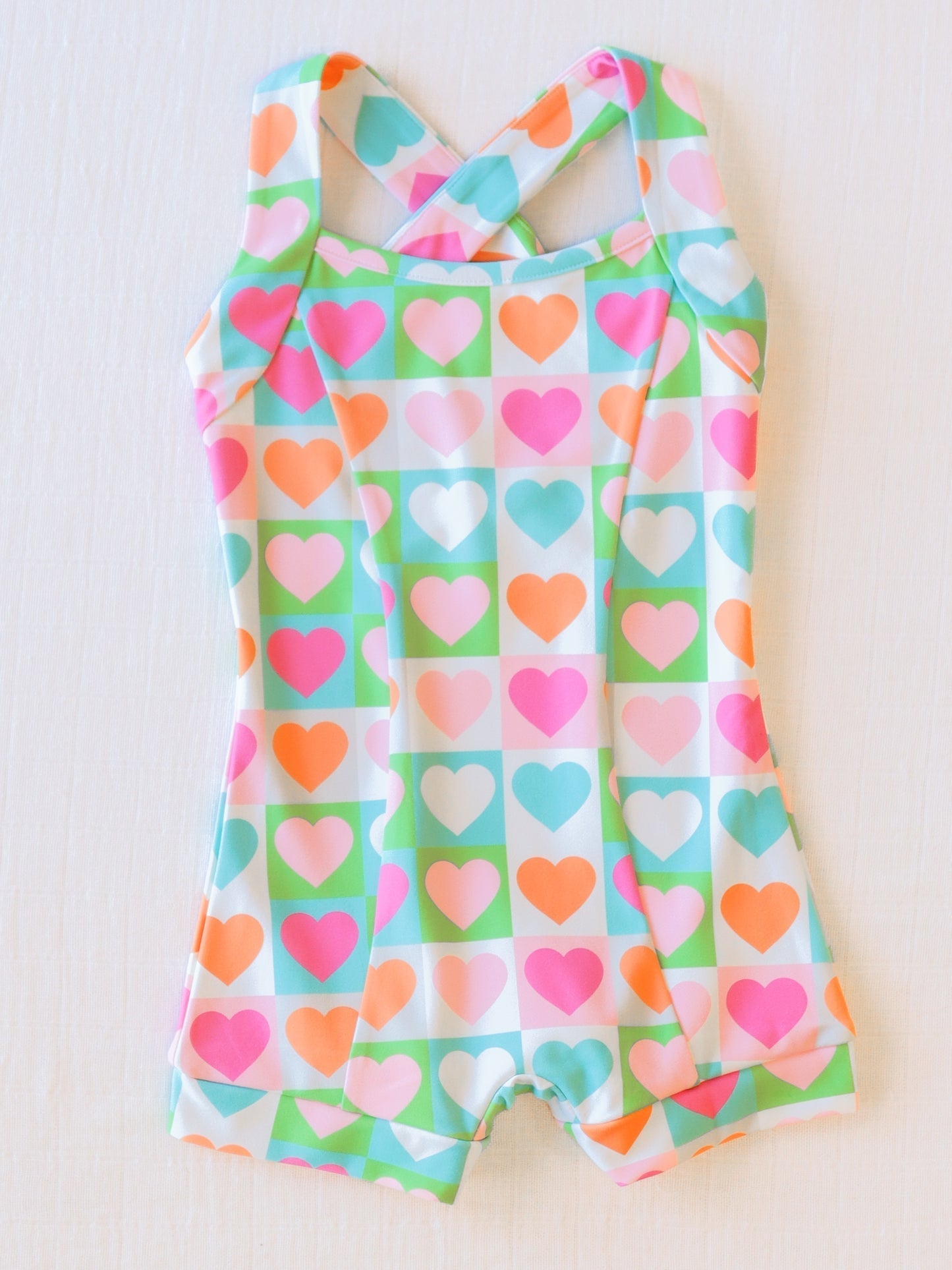 Baby Girls colorful Heart Swimsuit (5 MOQ) Pre order