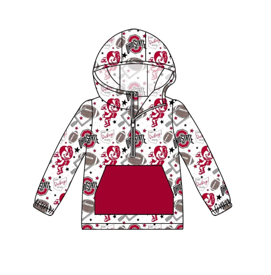 Baby Boys Sport Team OHIO Hoodie Top Preorder 3 MOQ