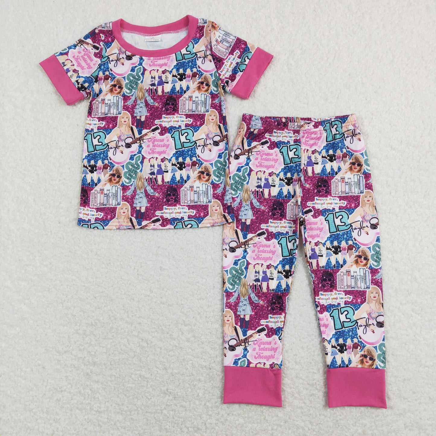 Kids Girls Country Singer Pajama Set