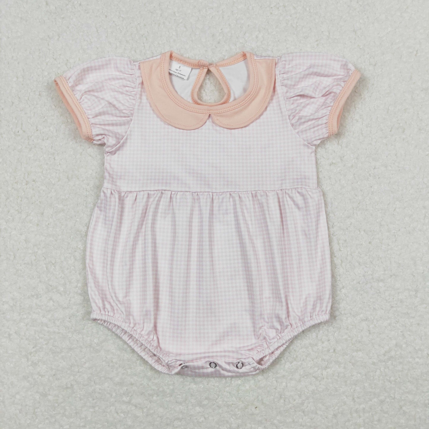 Newborn Baby Girls Easter Pink Romper