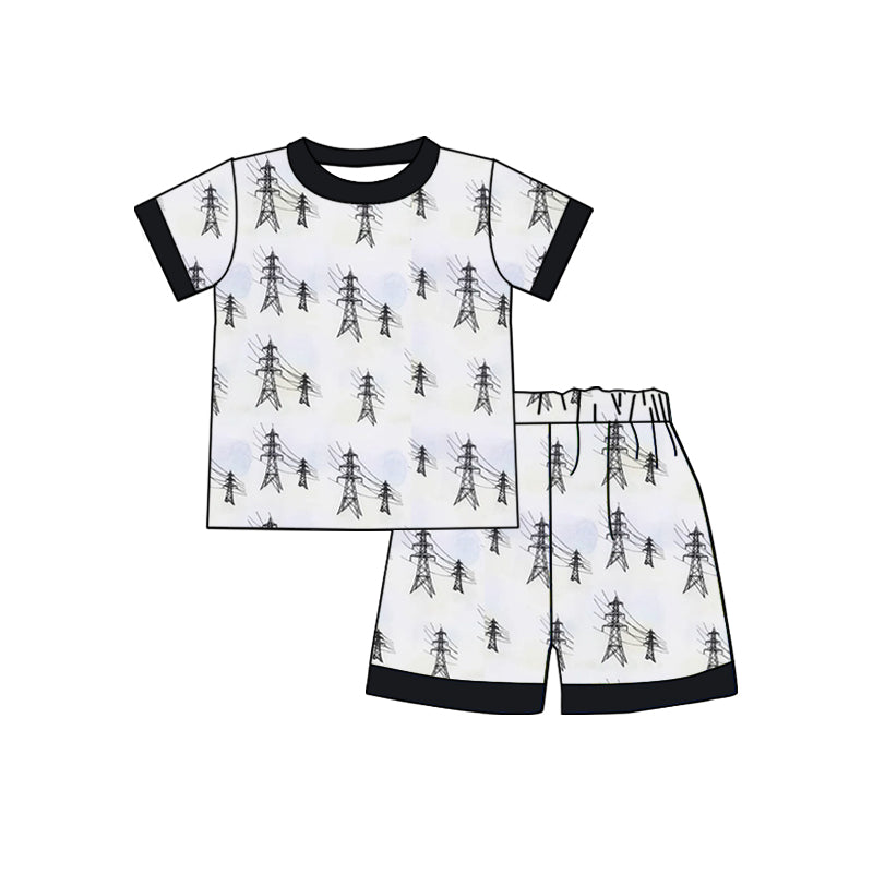 Lineman short sleeves kids boys pajamas Deadline :17 th 21