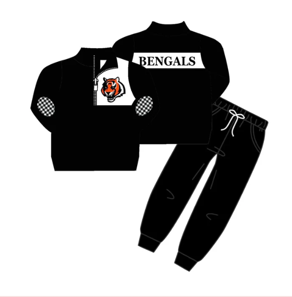 Baby Boys Sport Team Bengals Pullover Top Pants Outfit Deadline :23 th Sept