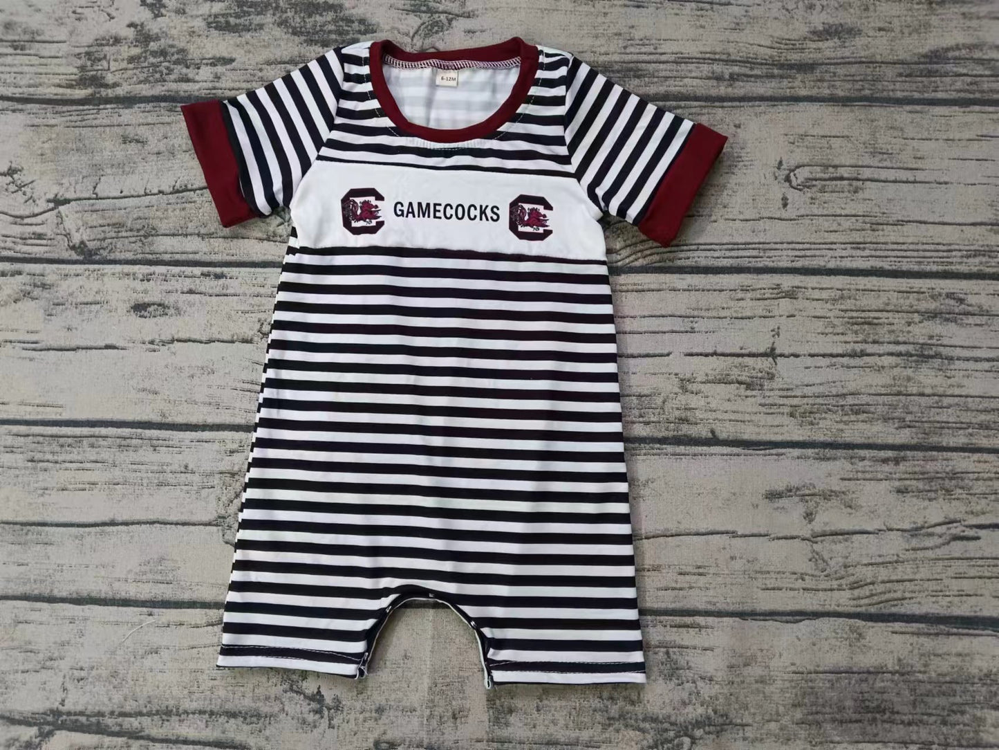 Baby Boys Sport Team Gamecocks Romper preorder 3 MOQ