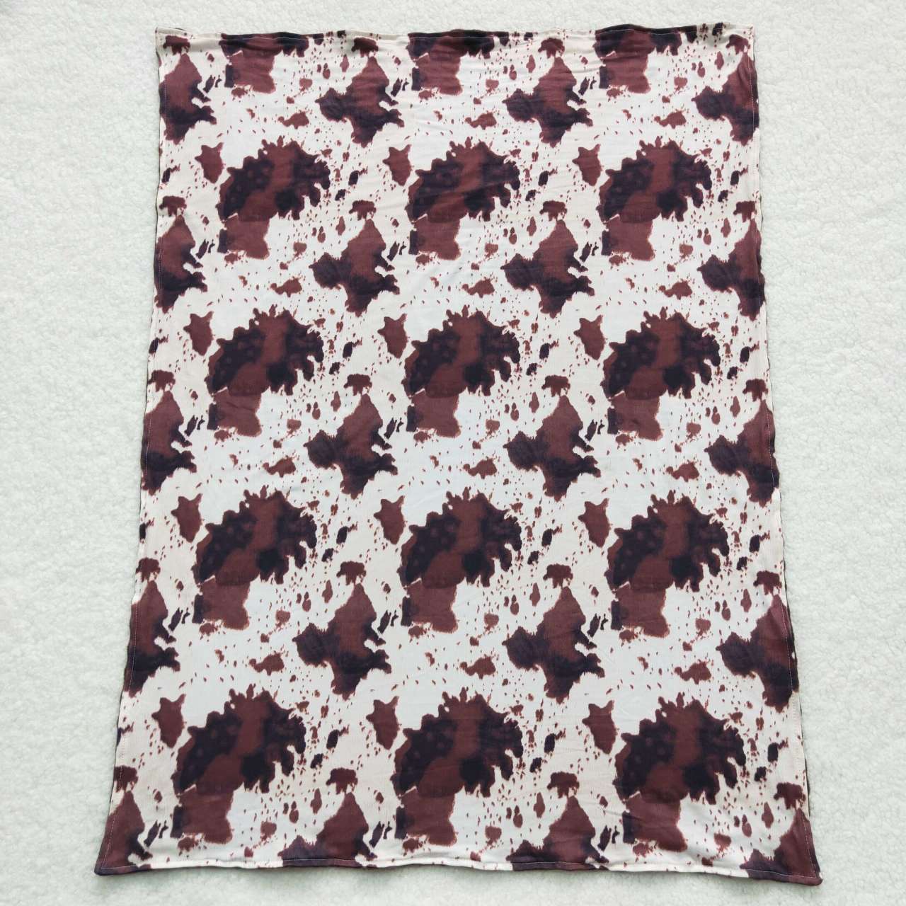 USA Shop Baby Kids Cow Print Minky Blankets