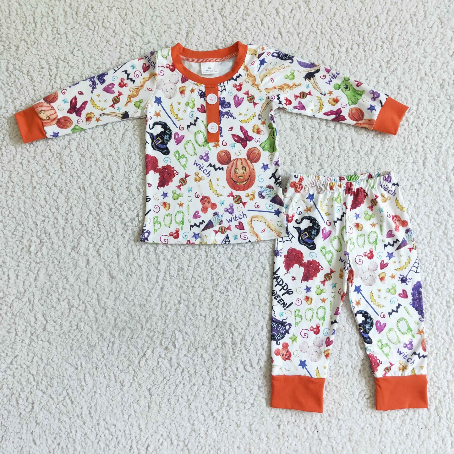 BLP0046 Halloween Pajamas Set Boys