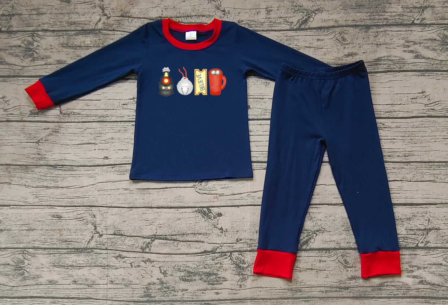 BOYS ALL ABOARD THE EXPRESS Pajama SET