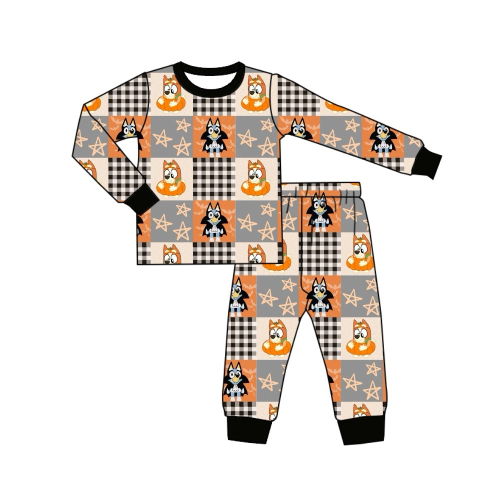 BLP0728 Baby Boys halloween Cartoon Dog Pajama Set Pre-order