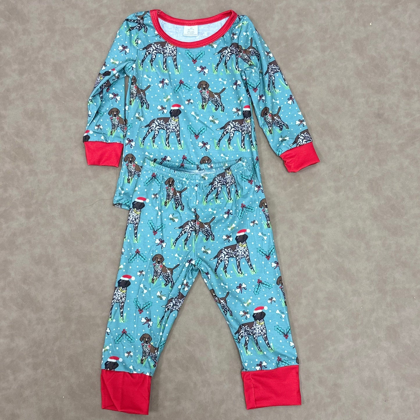 Sibling Kids Boys Christmas Long Sleeve Pajama Set