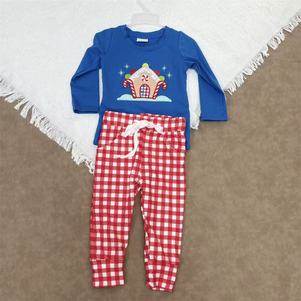 Kids Sibling Christmas Cake House Outfit