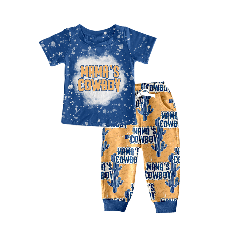 (Pre-order) BSPO0086 Mama's Cowboy Western Pants Set