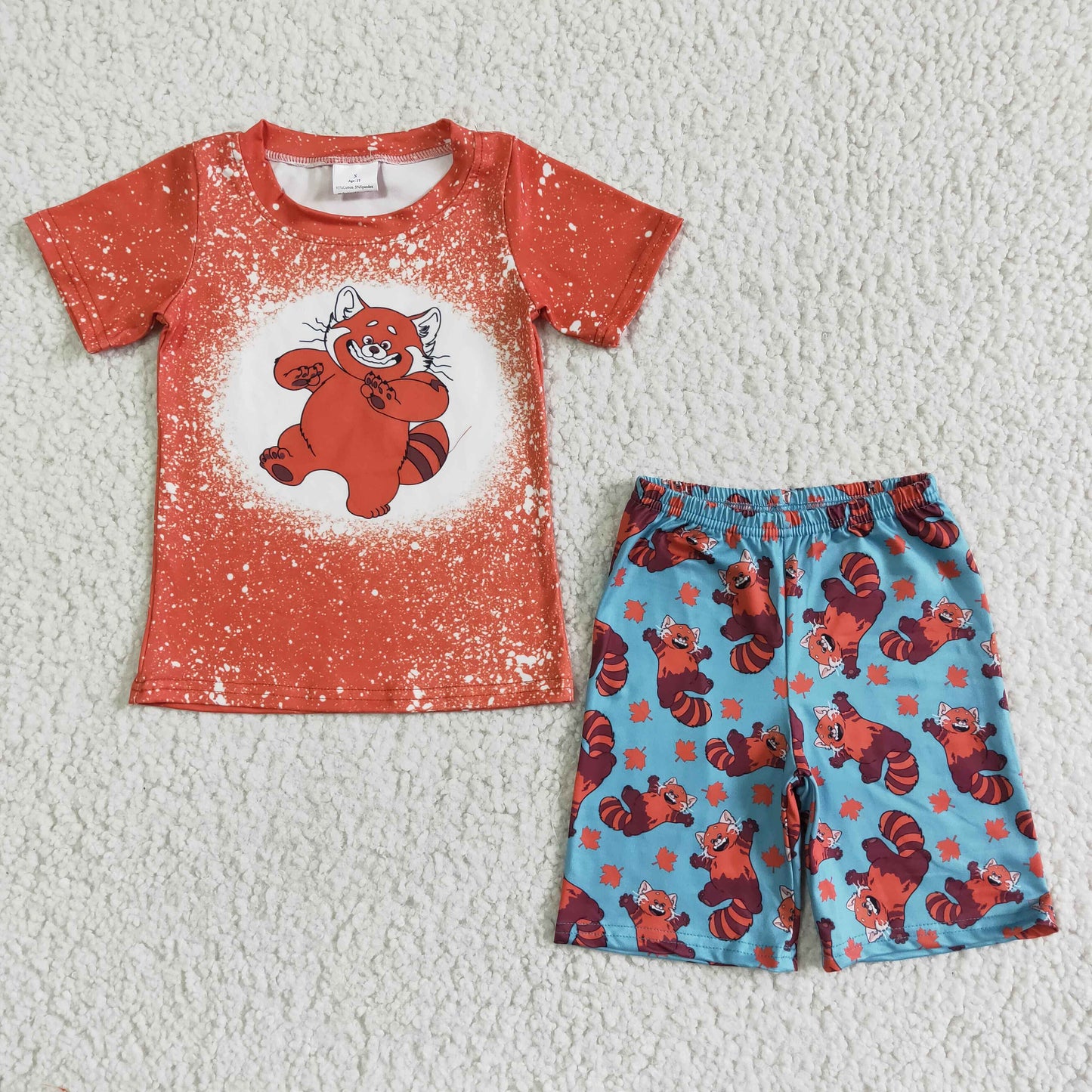 BSSO0045 Boys Summer Cartoon Outfit