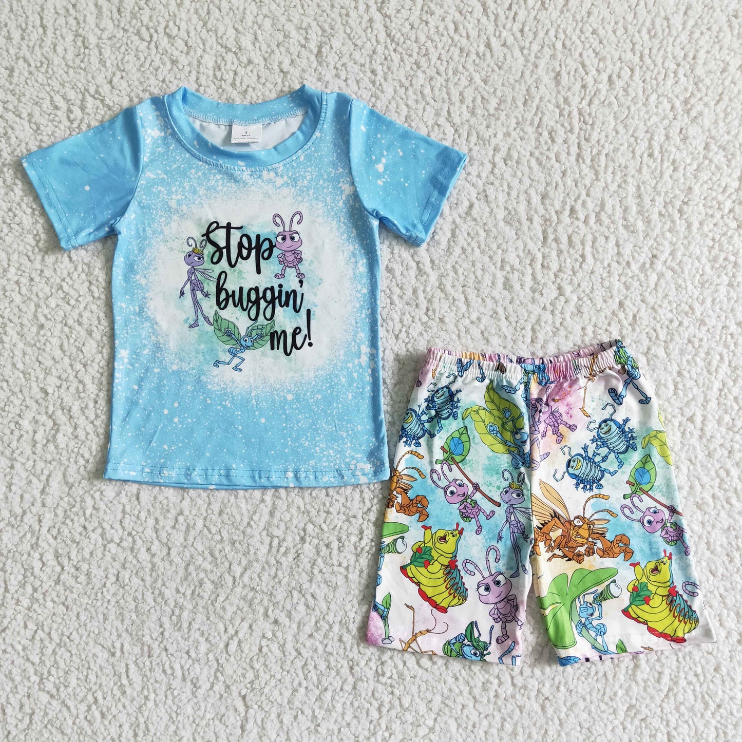 Stop Bugging Me Boys Shorts Set On Sale