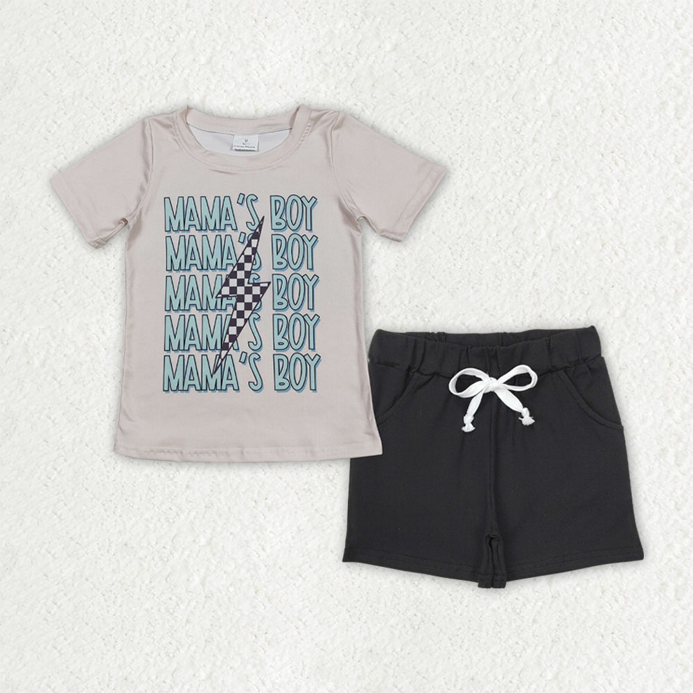 Mama's Boy Summer Shorts Outfit