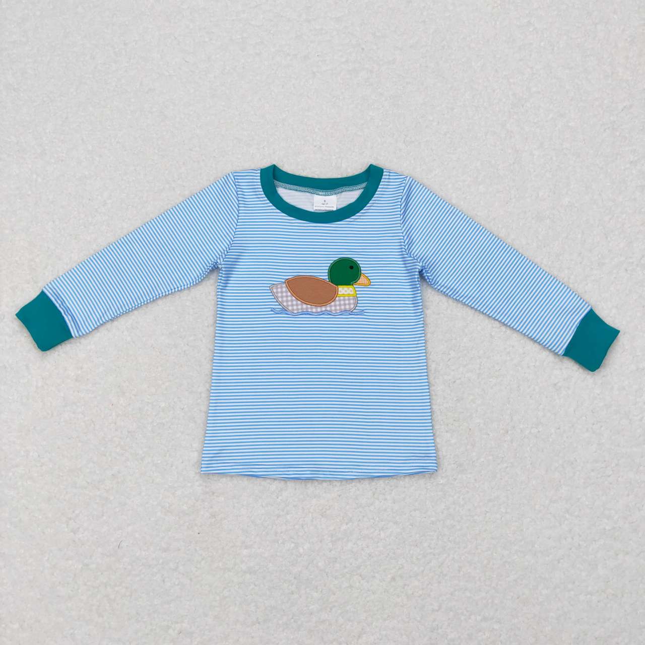 Toddler Baby Sibling Cute Embroidery Mallard Duck Dress and Top