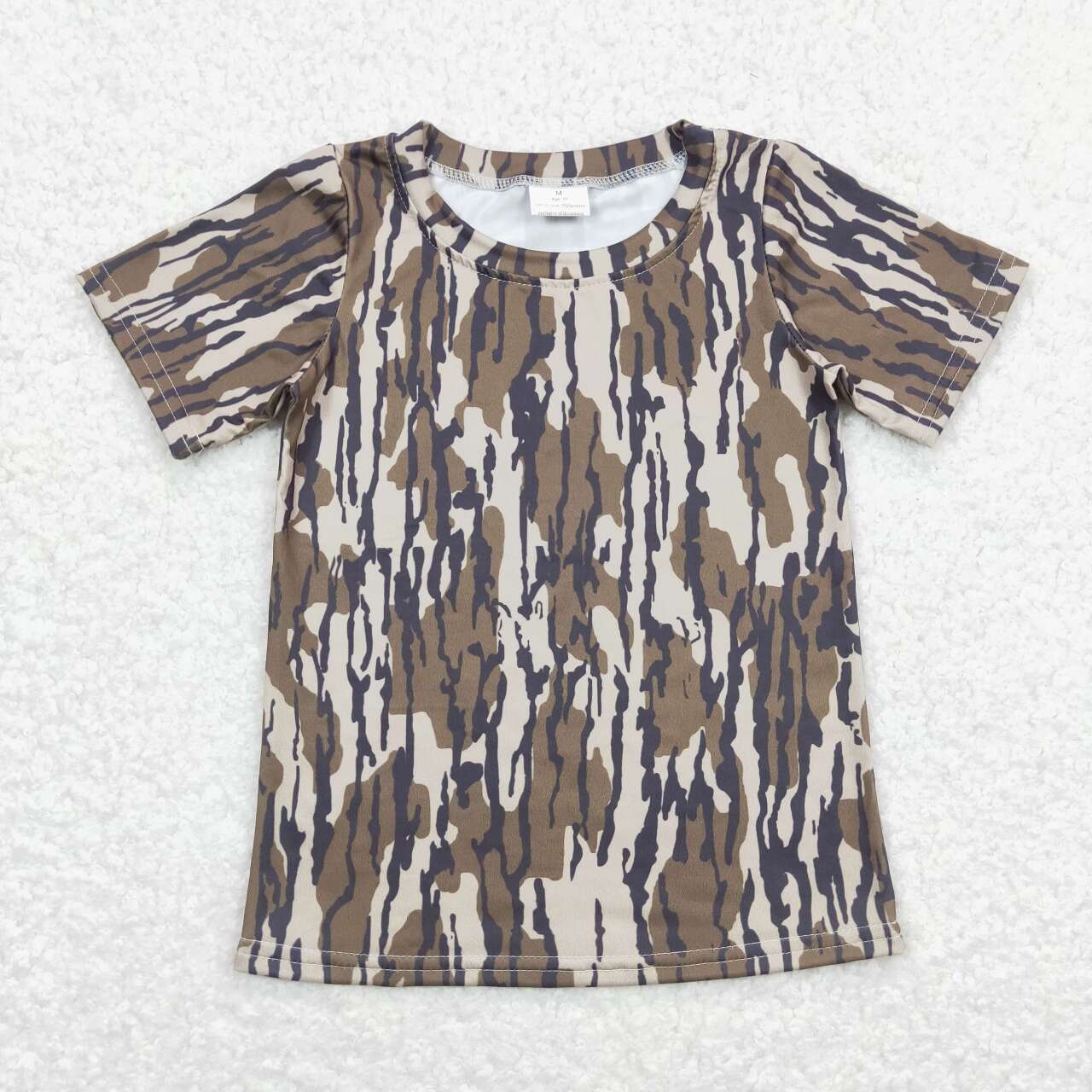 Baby Boys Brother Camo Short Sleeve Tee Shirt Top