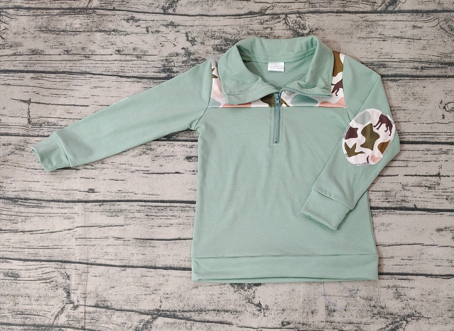 Baby Boys Hunting Camo Long Sleeve Pullover Top