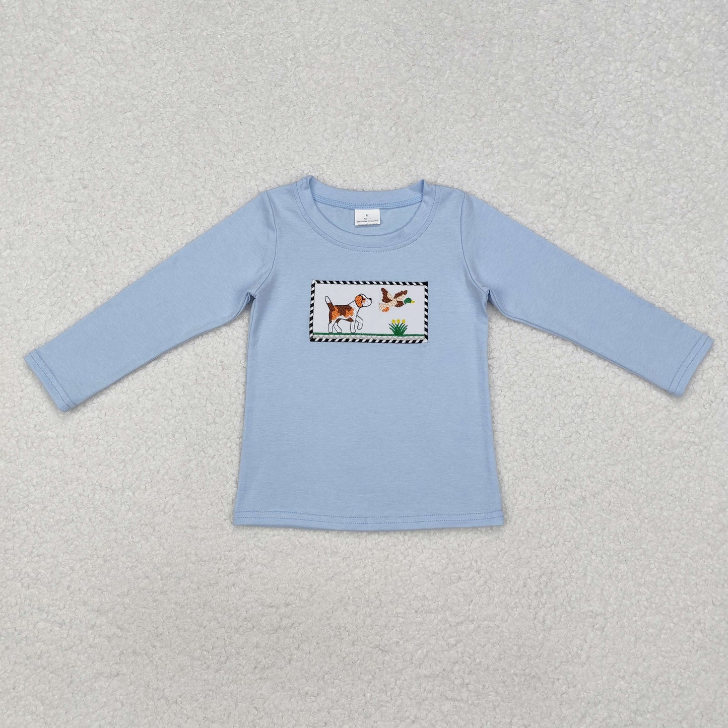Baby Boys Hunting Dog Duck Long Sleeve Top