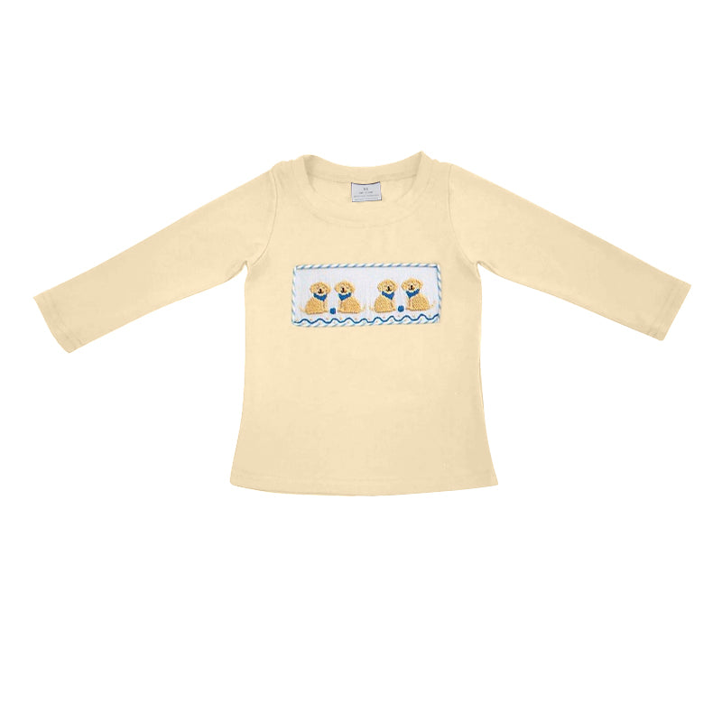 Baby Boys Yellow Long Sleeves Gogs Print Top Preorder