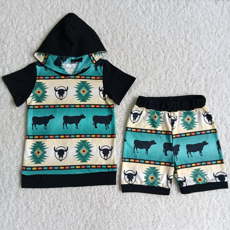 Boys Heifer Hoodie Set