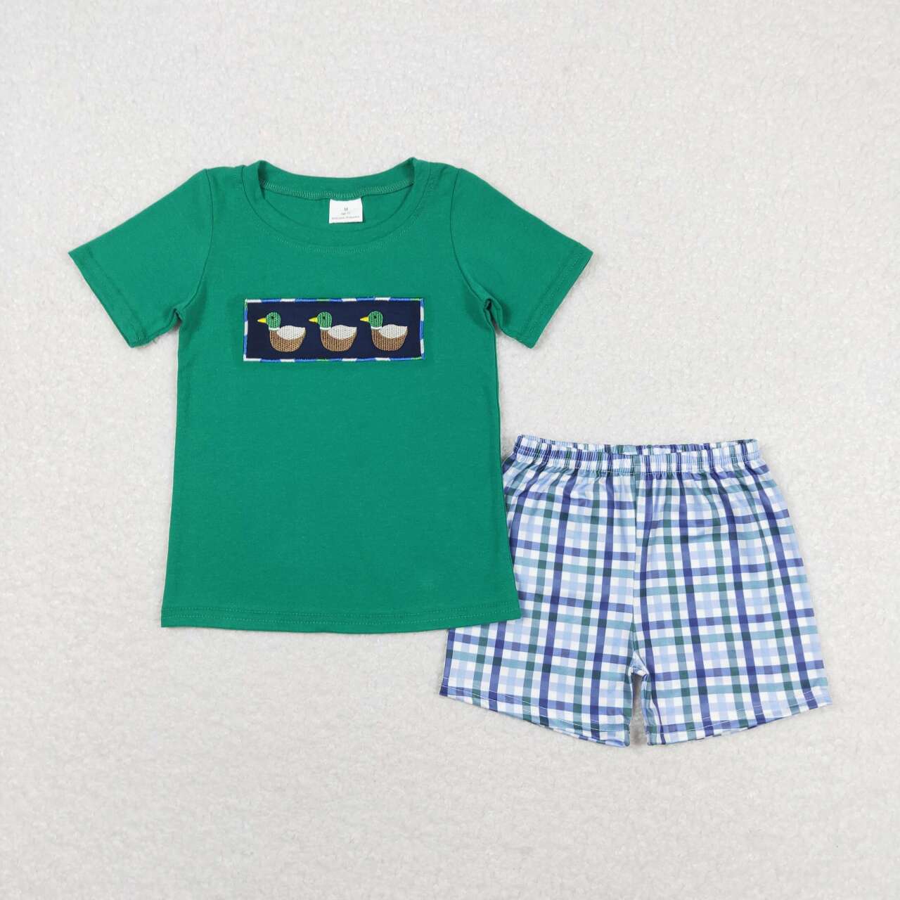 Baby Boys Embroidery Mmallard Shorts Set