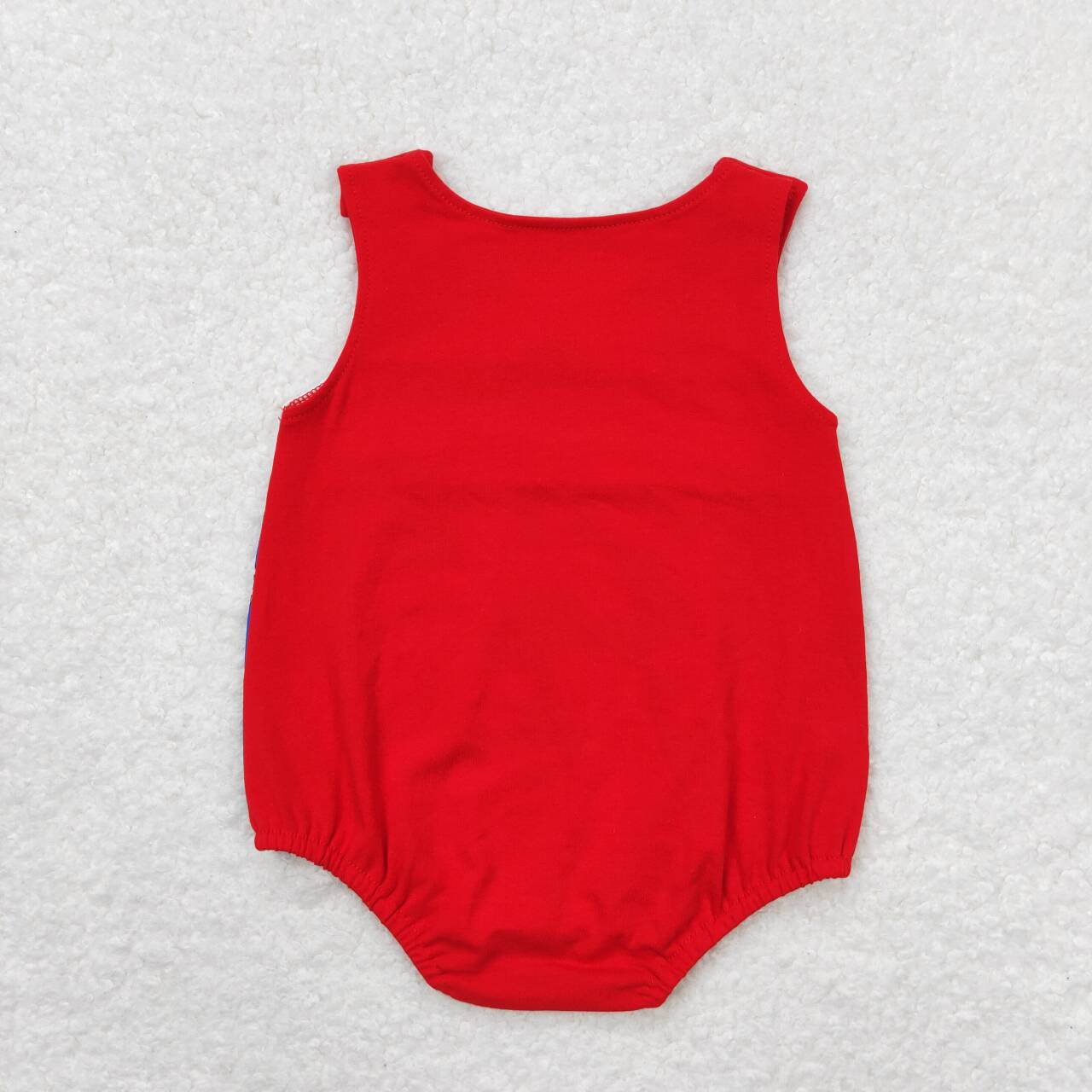 Newborn Baby Boys July 4th Baseball Bubble Romper