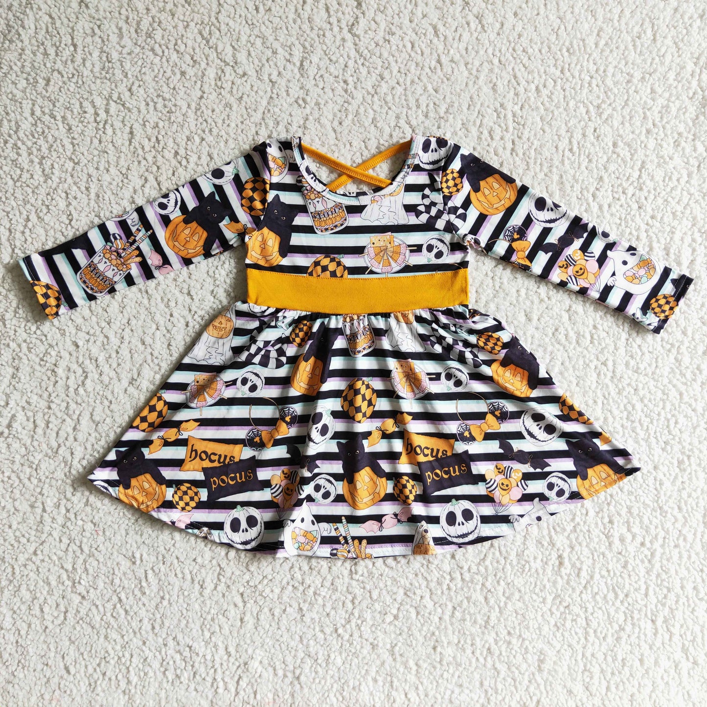 GLD0105 Baby Girls Halloween Dress