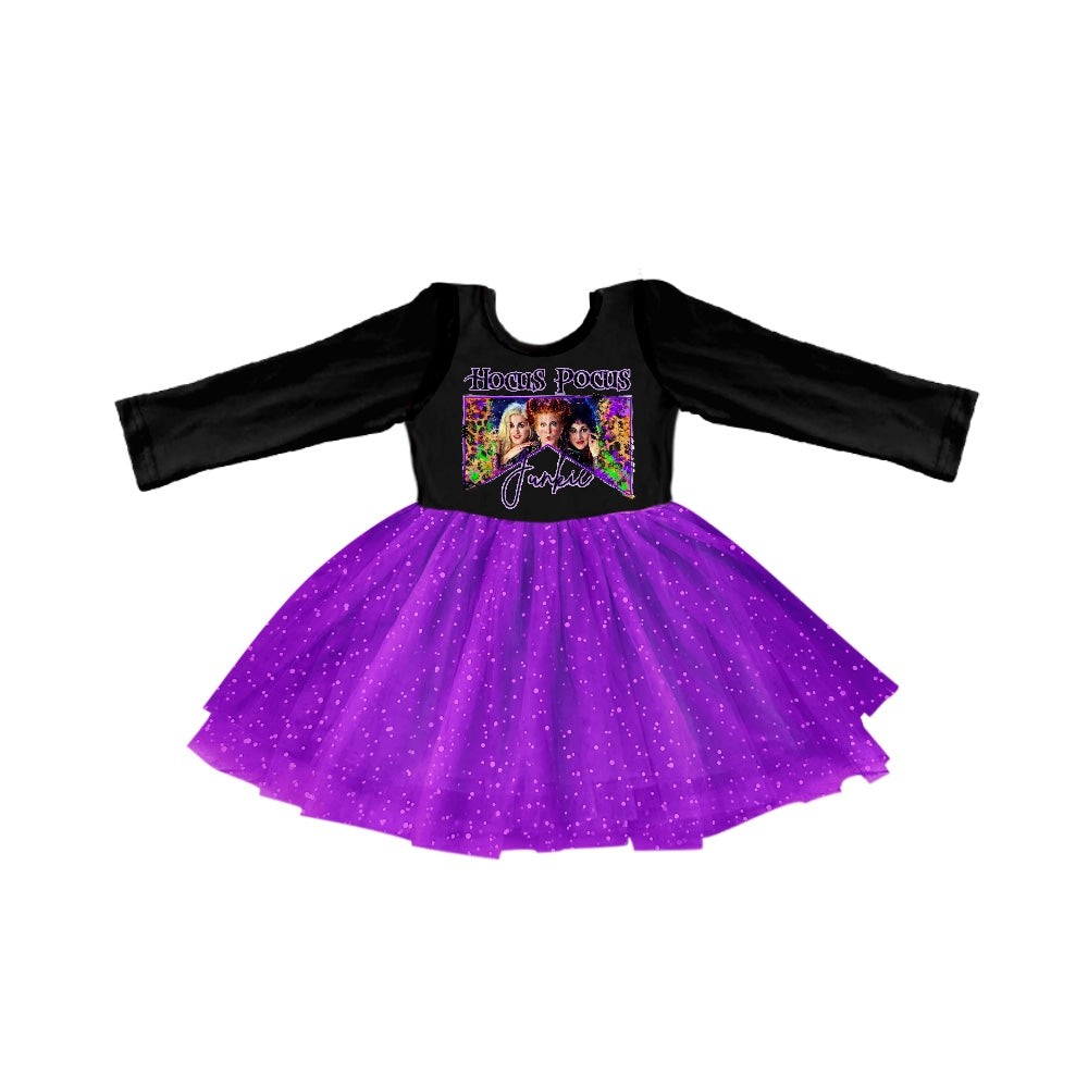 GLD0317 Baby Girls Halloween Tulle Dress