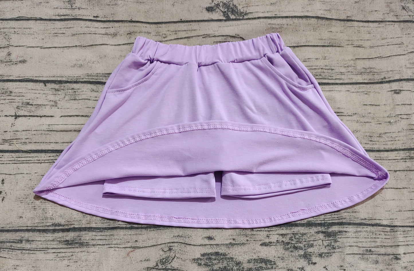 Baby Girls Lavender Pockets Skirts Preorder