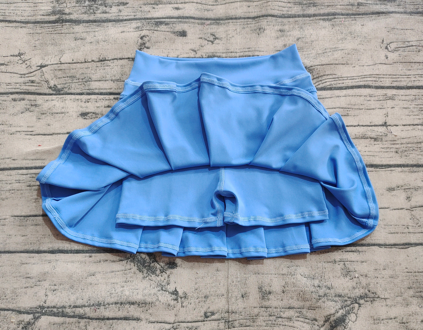 Kids Girls Active Blue Yoga Skirt Preorder
