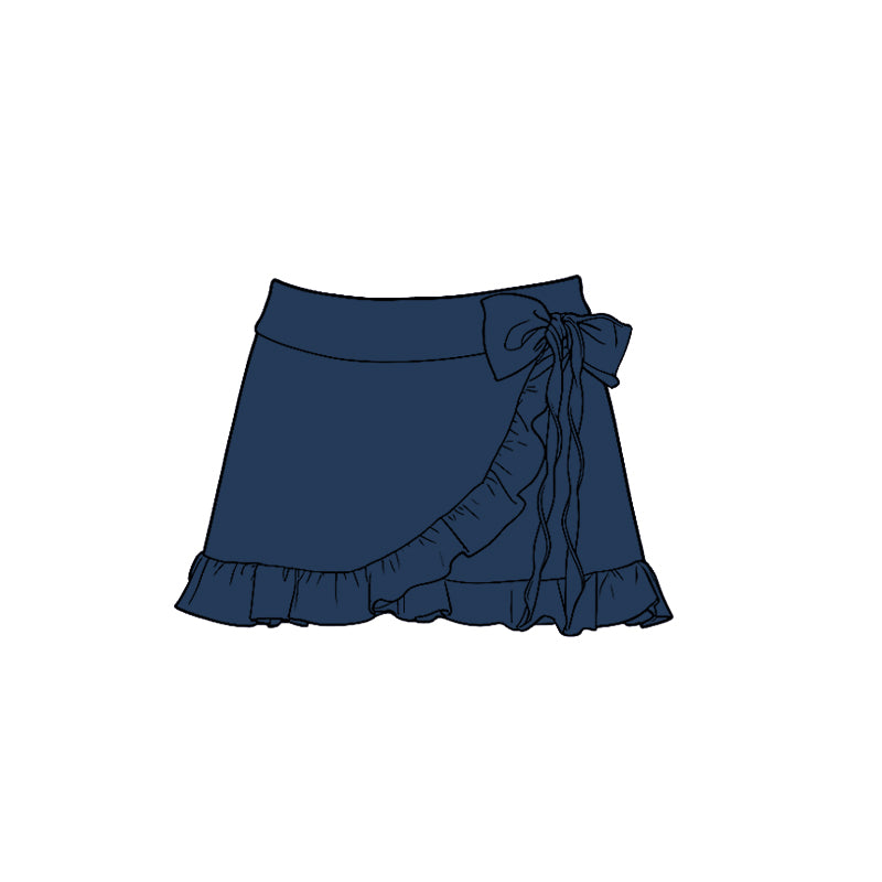 GLK0217 Baby Girls navy Active Skirt Preorder