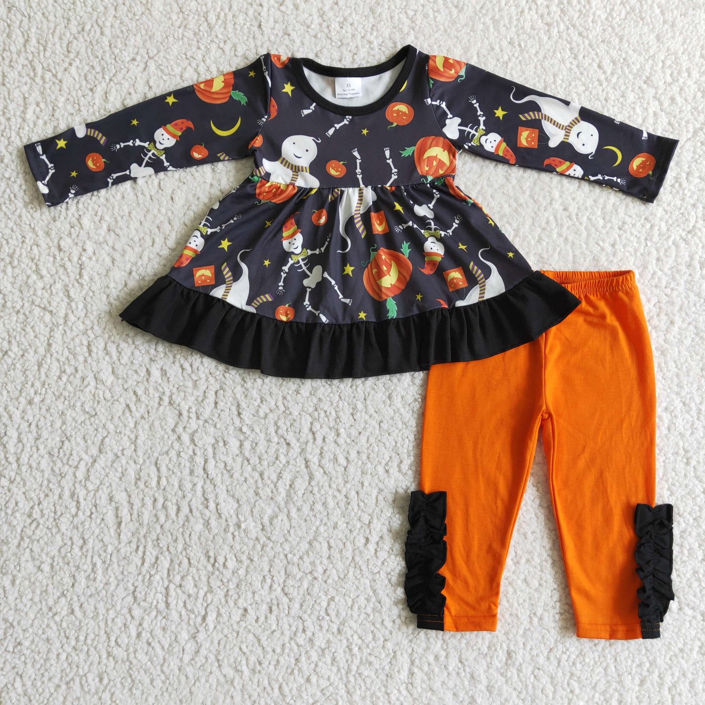 GLP0092 Kids Girls Halloween Pumpkin Set On Sale